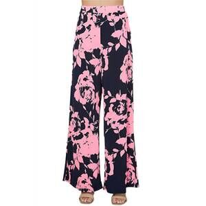 NEW SHOPIN LA floral print pants - plus in navy/pink